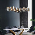 Flor Linear Chandelier for Dining Room-Chandelier-Blushlighting-Blushlighting