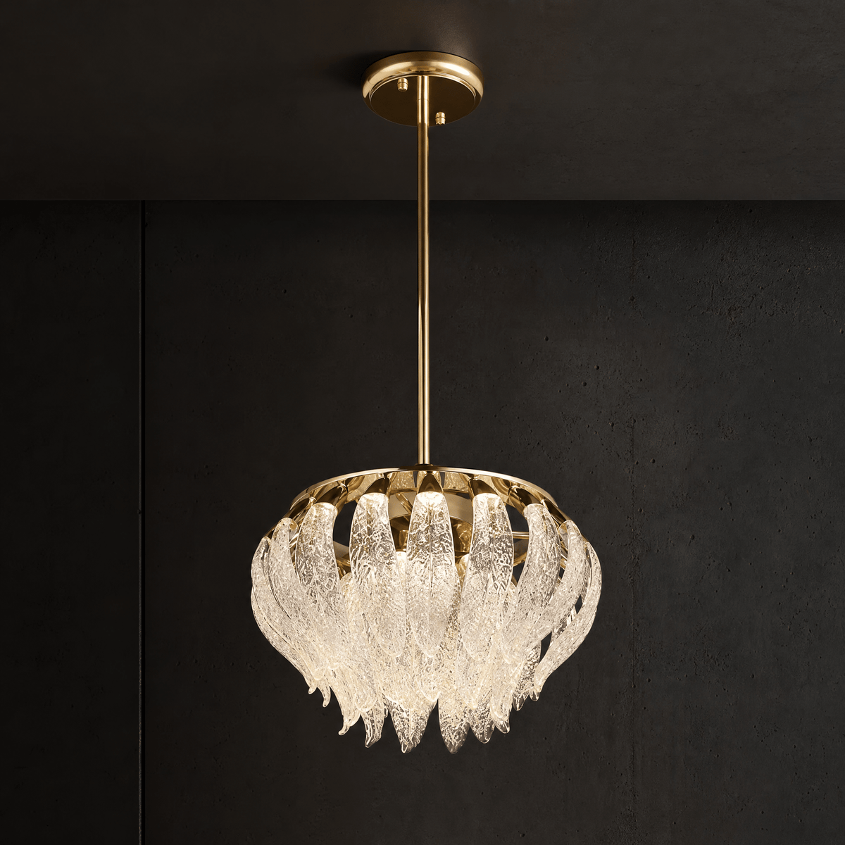 Floral Glory Modern Sculptural Pendant Light - Blushlighting