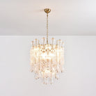 Florenzia Glass Chandelier - ∅ 25.6″ x H 32.6″Clear & GoldBlushlighting