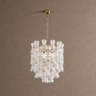 Florenzia Tiered Chandelier - ∅ 25.6″ x H 32.6″Clear & GoldBlushlighting