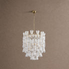 Florenzia Tiered Chandelier - ∅ 25.6″ x H 32.6″Clear & GoldBlushlighting