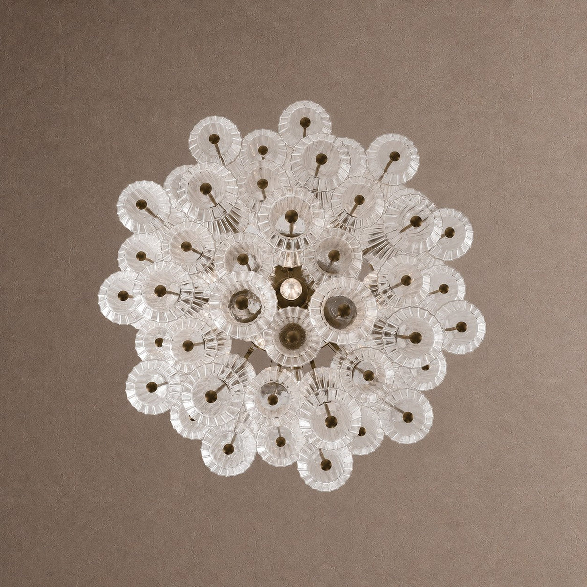 Florenzia Tiered Chandelier - ∅ 25.6″ x H 32.6″Clear & GoldBlushlighting