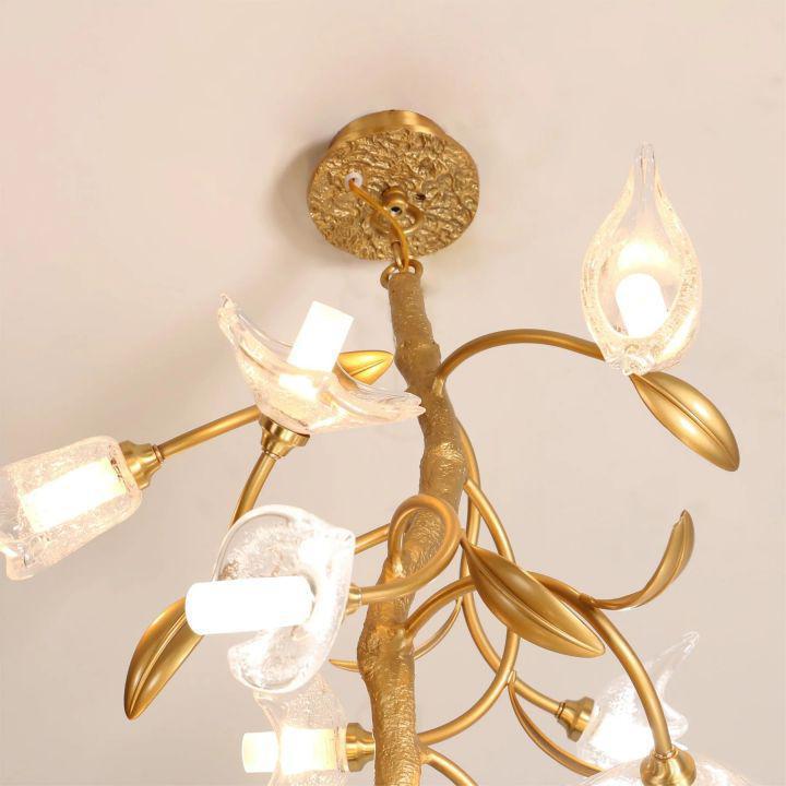 Flower Craftsman Chandelier - L 15.7″(40cm) x H 59″(150cm)Blushlighting