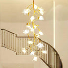 Flower Craftsman Chandelier - L 15.7″(40cm) x H 59″(150cm)Blushlighting