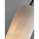 Flute Alabaster Chandelier - 2 headsBrass & WhiteBlushlighting