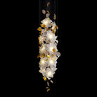 Flying Flowers Fluttering Chandelier - Model C ∅ 19.7″ x H 59.1″ / Dia 50cm x H 150cmBrass & WhiteBlushlighting