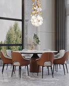 Flying Flowers Fluttering Chandelier - Model A ∅ 31.5″ x H 70.1″ / Dia 80cm x H 180cmBrass & WhiteBlushlighting