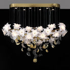 Flying Flowers Fluttering Chandelier - Model F L 31.5″ x H 23.6″ / L 80cm x H 60cmBrass & WhiteBlushlighting