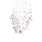 Flying Glass Feather Chandelier - Blushlighting