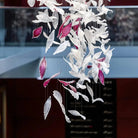 Flying Glass Feather Chandelier - L 100cm x W 60cm x H 150cm / L 39.4" x W 23.6" x H 59.1"Blushlighting