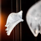 Flying Glass Feather Chandelier - L 100cm x W 60cm x H 150cm / L 39.4" x W 23.6" x H 59.1"Blushlighting