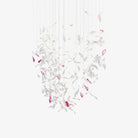 Flying Glass Feather Chandelier - L 100cm x W 60cm x H 150cm / L 39.4" x W 23.6" x H 59.1"Blushlighting