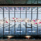 Flying Glass Feather Chandelier - L 100cm x W 60cm x H 150cm / L 39.4" x W 23.6" x H 59.1"Blushlighting