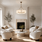 Foglia Flower Pedal Chandelier - D600×H600Blushlighting