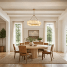 Foglia Flower Pedal Chandelier - D600×H600Blushlighting