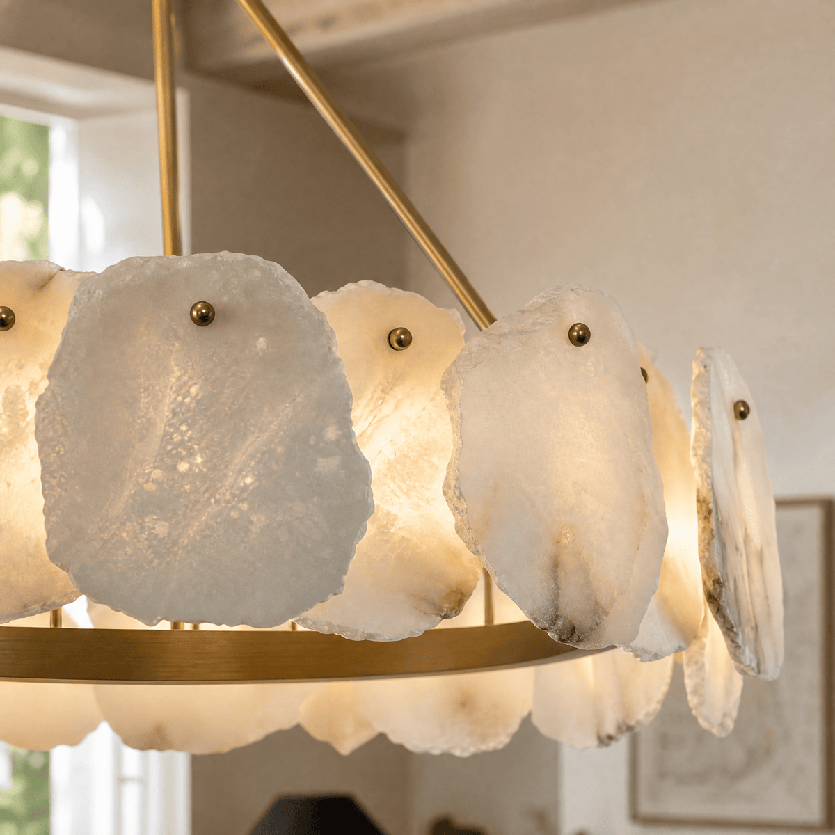 Foglia Flower Pedal Chandelier - D600×H600Blushlighting