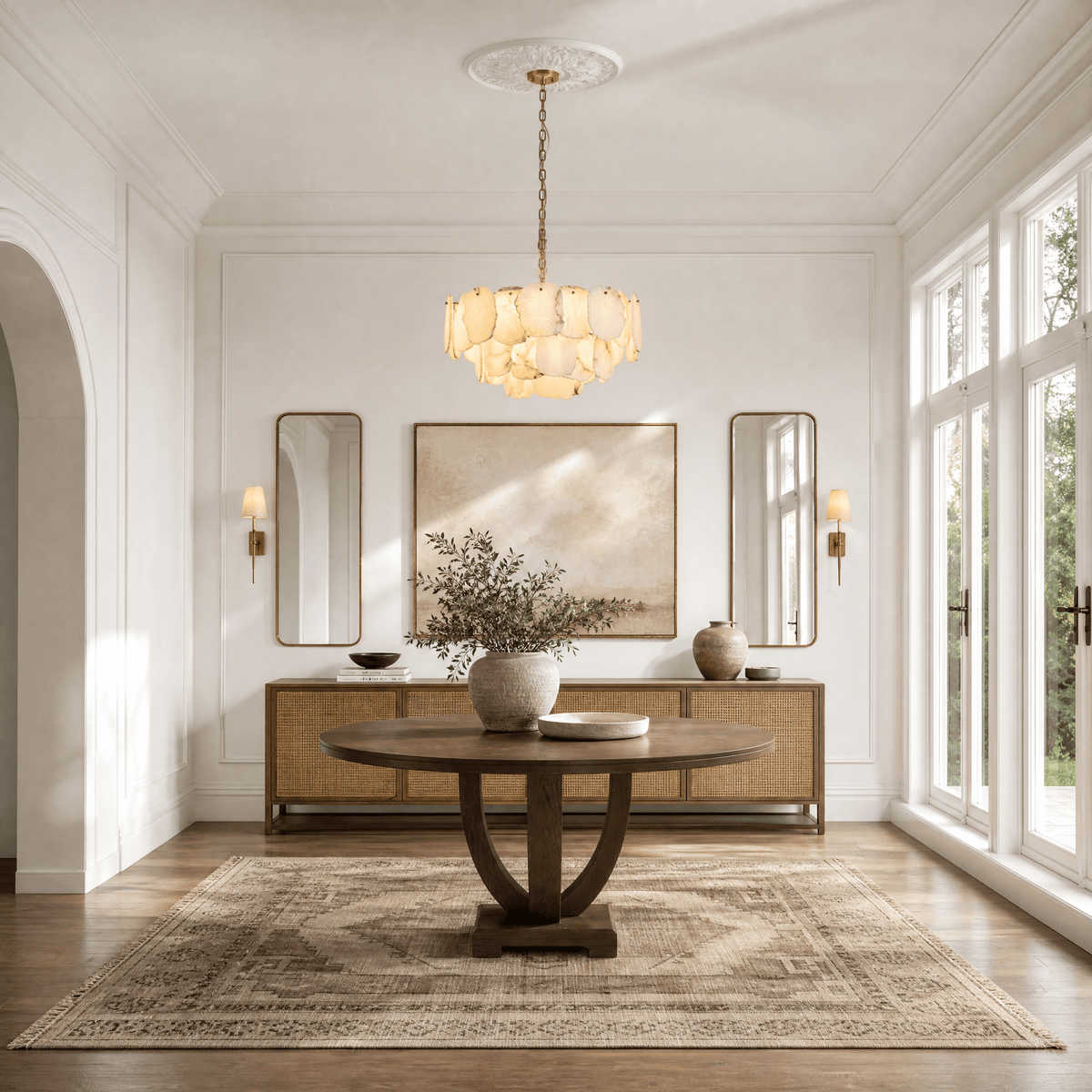 Foglia Leaf Tier Chandelier - D600×H350Blushlighting