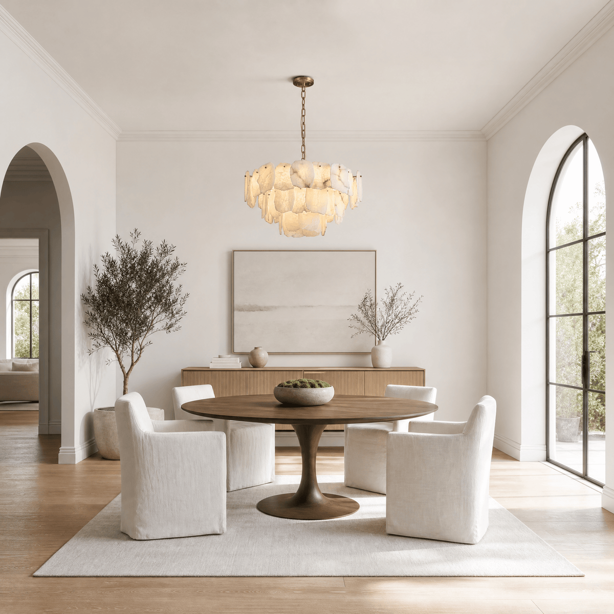 Foglia Leaf Tier Chandelier - D600×H350Blushlighting
