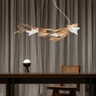 Folio Branch Brass Chandelier - Dia 43.3″(110cm) x W 20.5″(52cm) x H 11.8″(30cm)Blushlighting