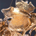 Folio Branch Brass Chandelier-chandeliers for dining room,chandeliers for stairways,chandeliers for foyer,chandeliers for bedrooms,chandeliers for kitchen,chandeliers for living room-Blushlighting