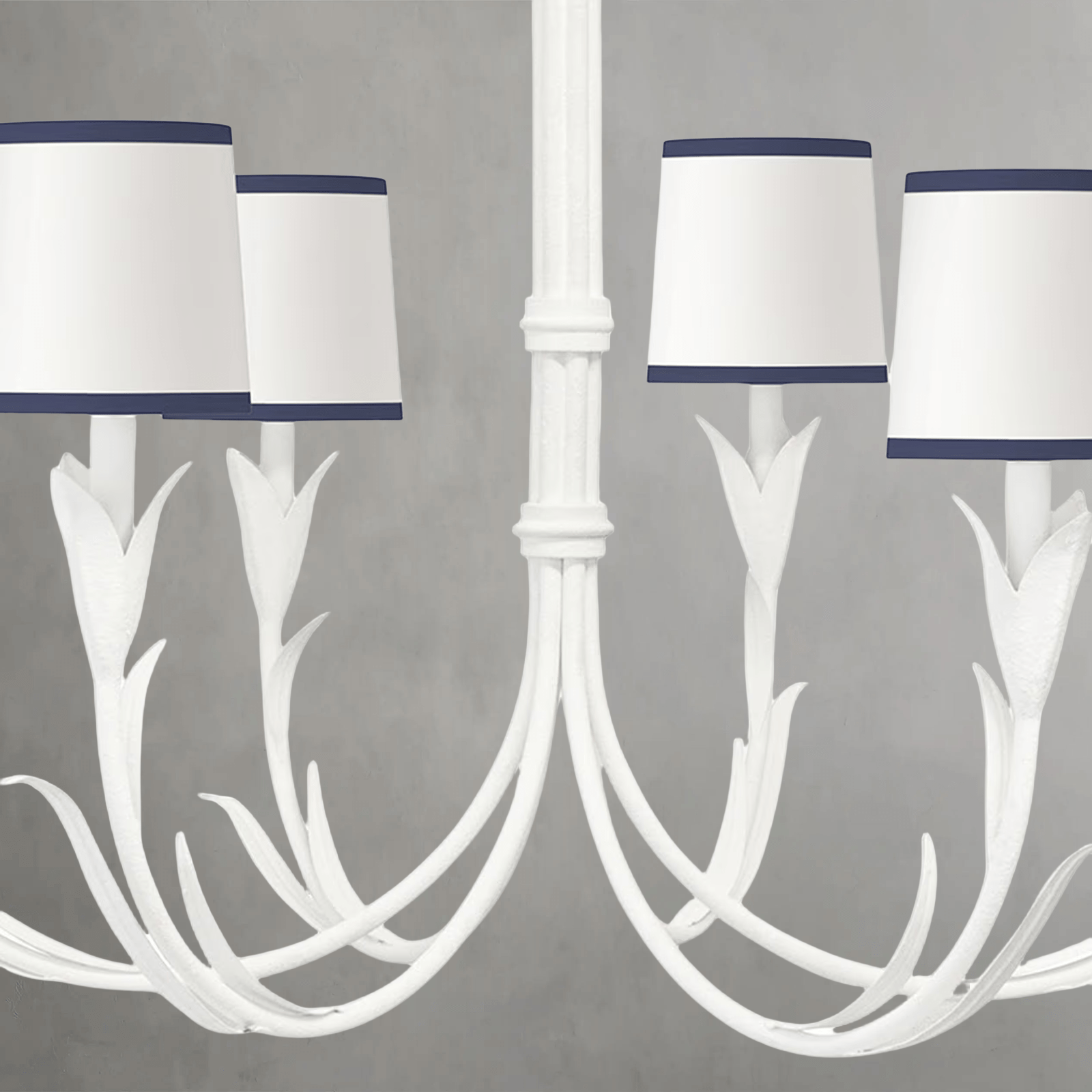 Fontara Dark Blue Reed Chandelier - Blushlighting