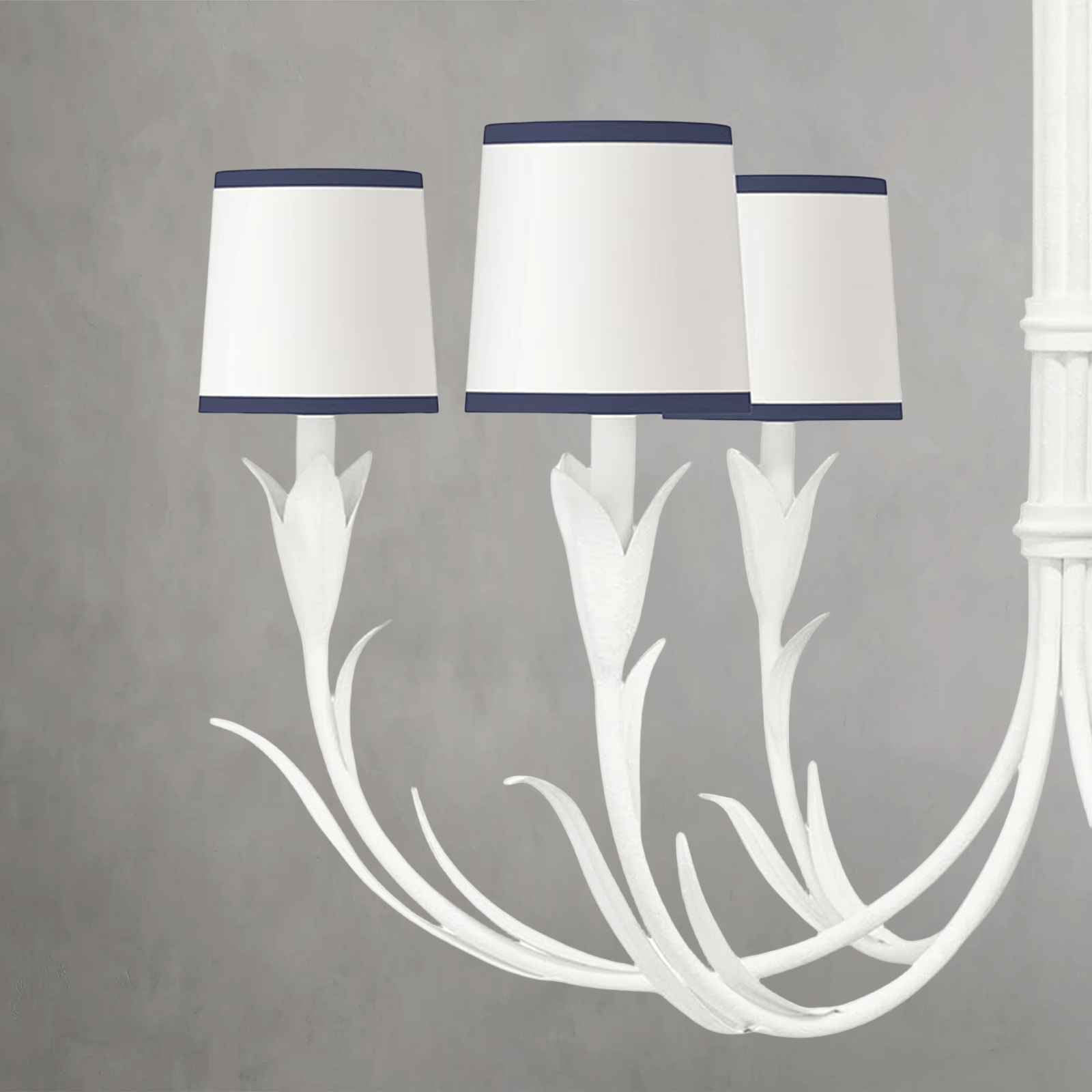 Fontara Dark Blue Reed Chandelier - Blushlighting