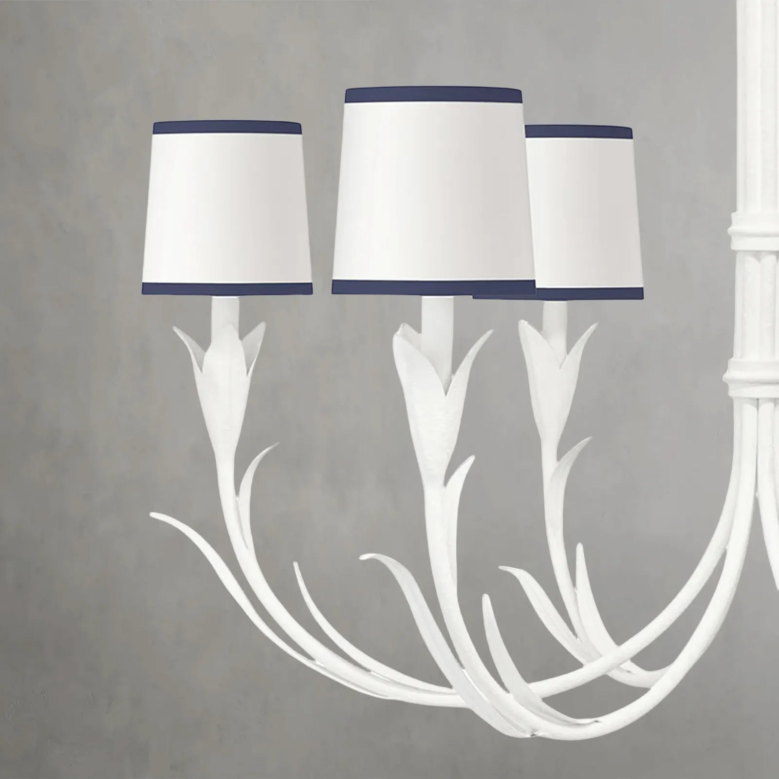 Fontara Dark Blue Reed Chandelier - Blushlighting