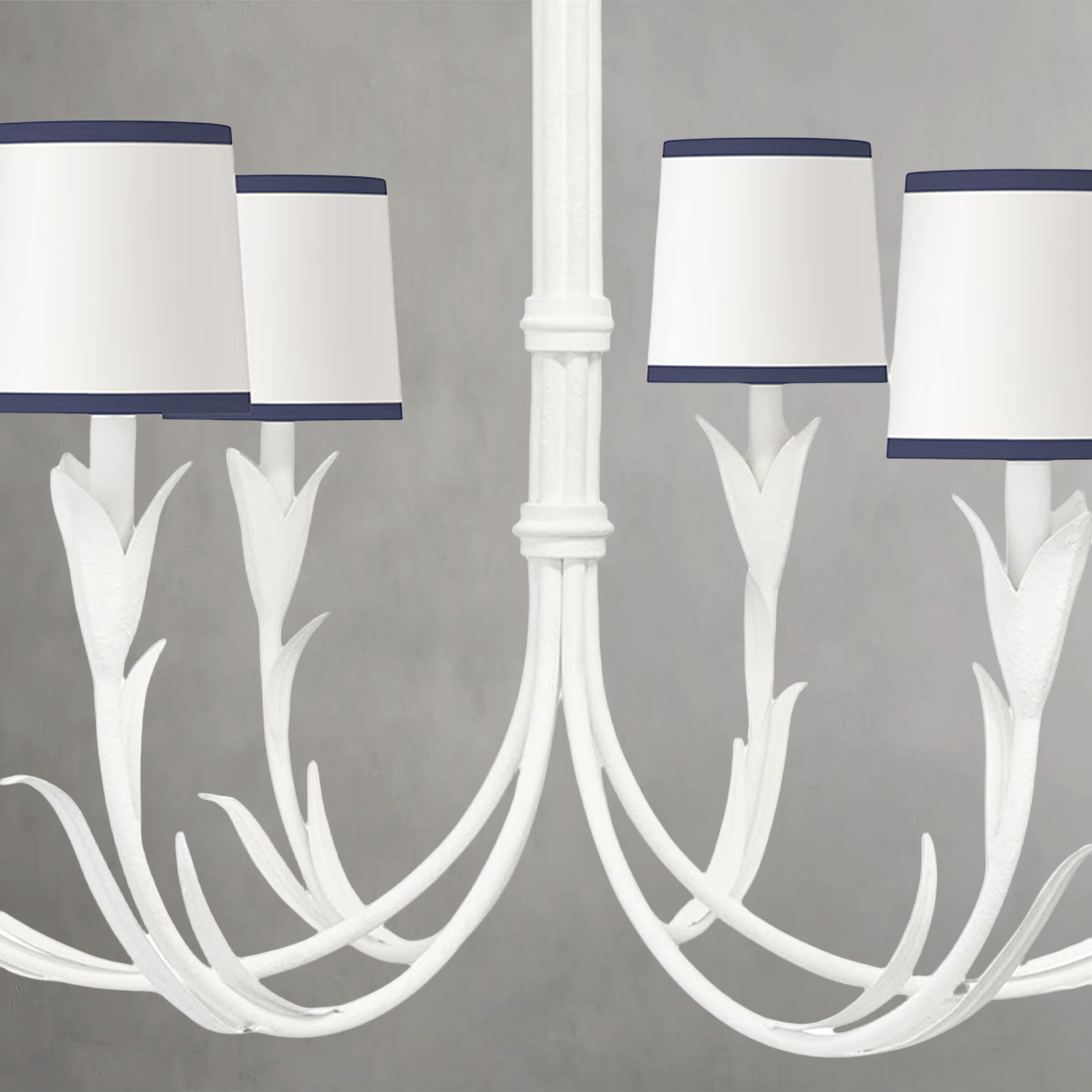 Fontara Dark Blue Reed Chandelier-