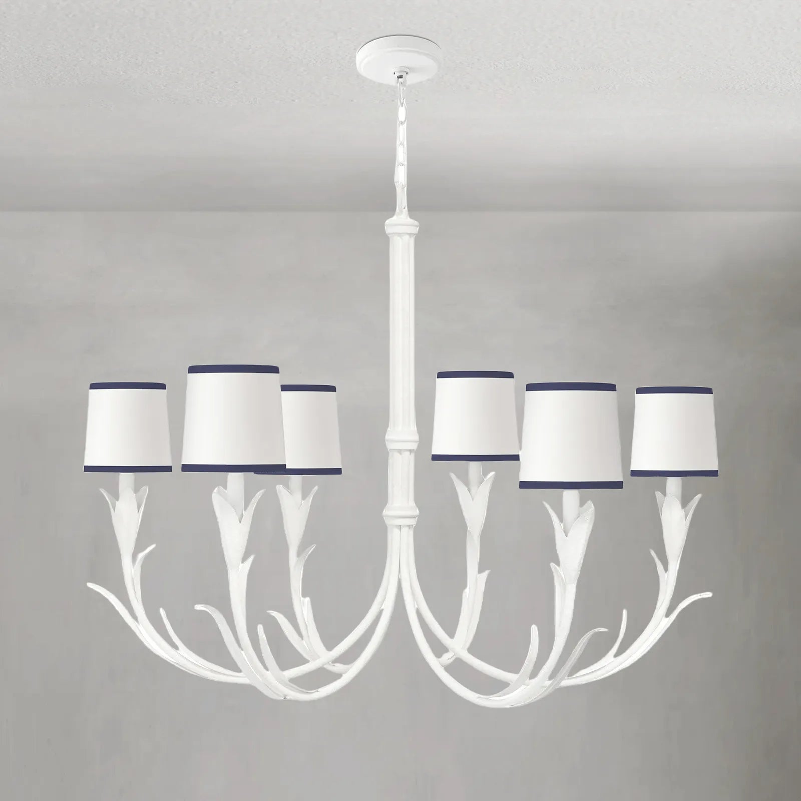 Fontara Dark Blue Reed Chandelier - Blushlighting