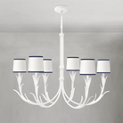 Fontara Dark Blue Reed Chandelier - Blushlighting