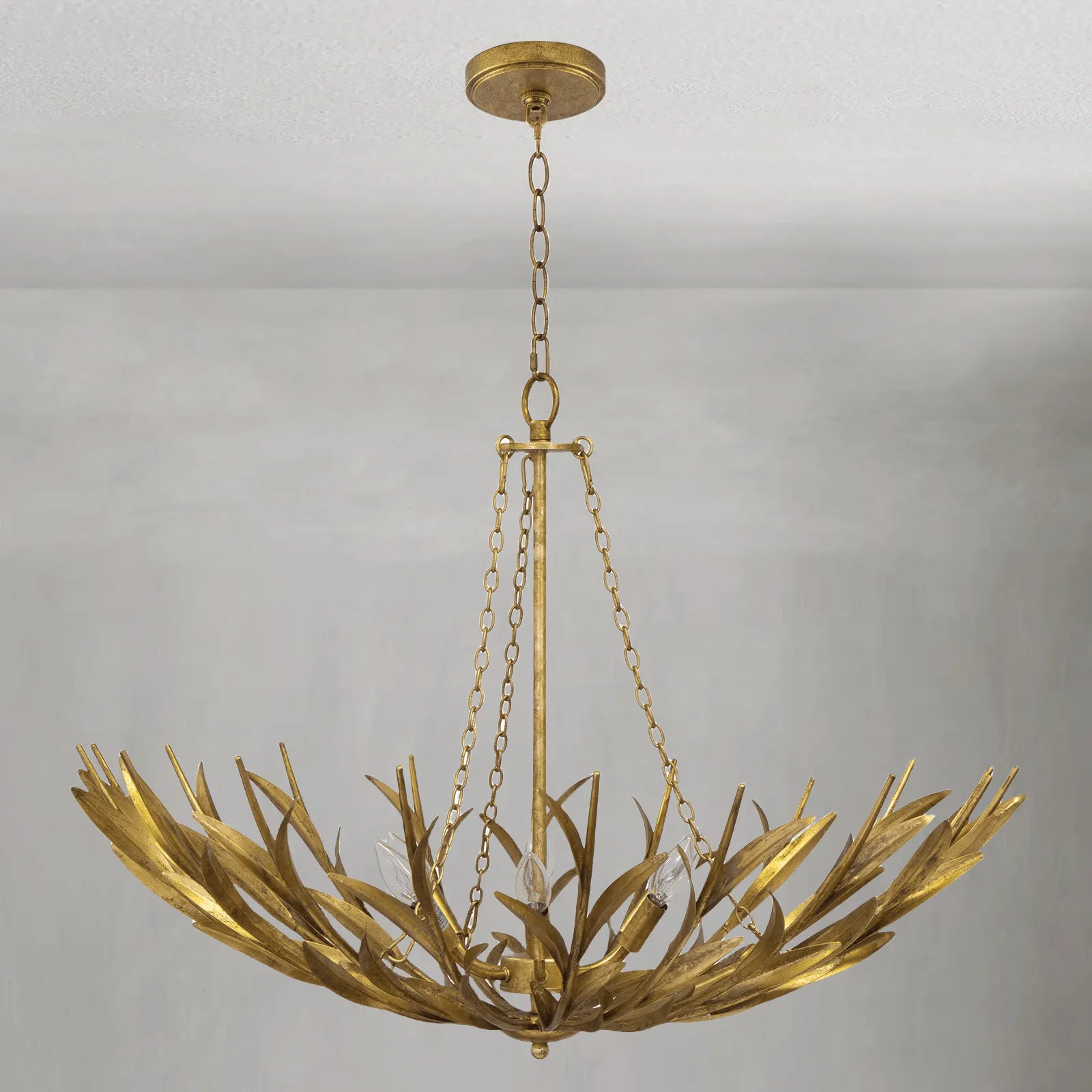 Fontara Reed Basin Chandelier - Blushlighting