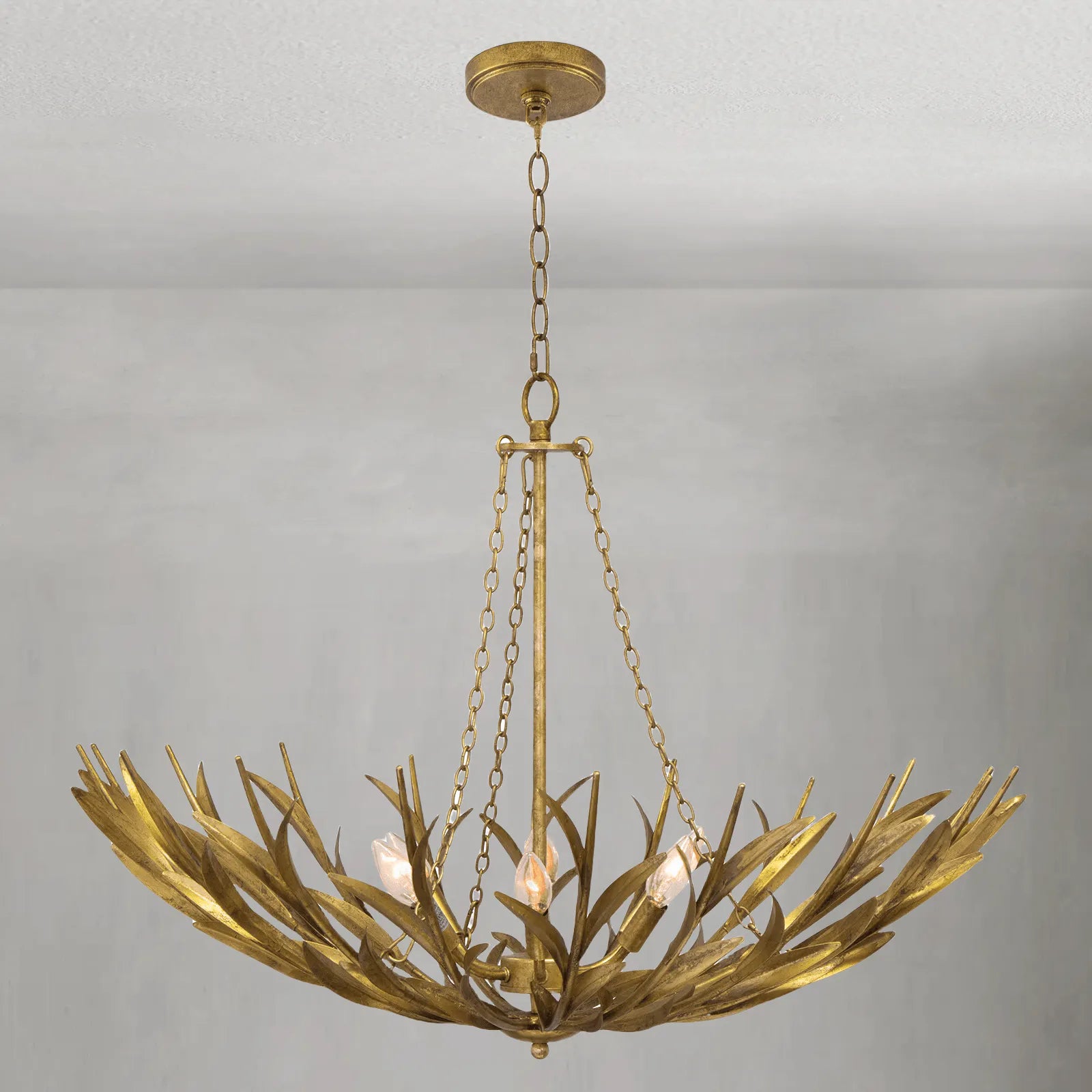 Fontara Reed Basin Chandelier - Blushlighting