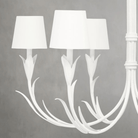 Fontara White Reed Chandelier - Blushlighting