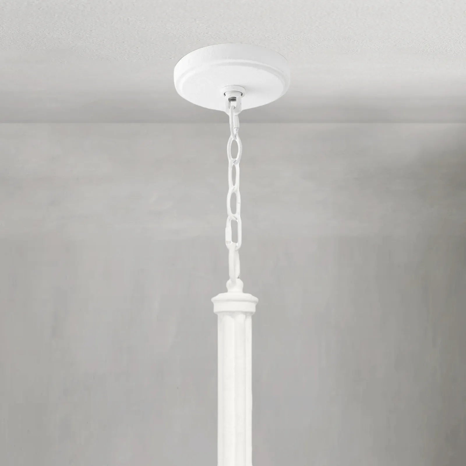 Fontara White Reed Chandelier - Blushlighting