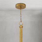 Fontara White Reed Chandelier(Antique Gold Leaf ) - Blushlighting