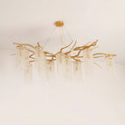 Forest Dawn Brass Branch Chandelier - L 63″ x W 31.5″ x H 17.7″Dark CopperBlushlighting