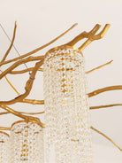 Forest Dawn Brass Branch Chandelier - L 63″ x W 31.5″ x H 17.7″Dark CopperBlushlighting