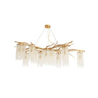 Forest Dawn Brass Branch Chandelier - L 63″ x W 31.5″ x H 17.7″Dark CopperBlushlighting