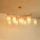Forest Dawn Brass Branch Chandelier - L 63″ x W 31.5″ x H 17.7″Dark CopperBlushlighting
