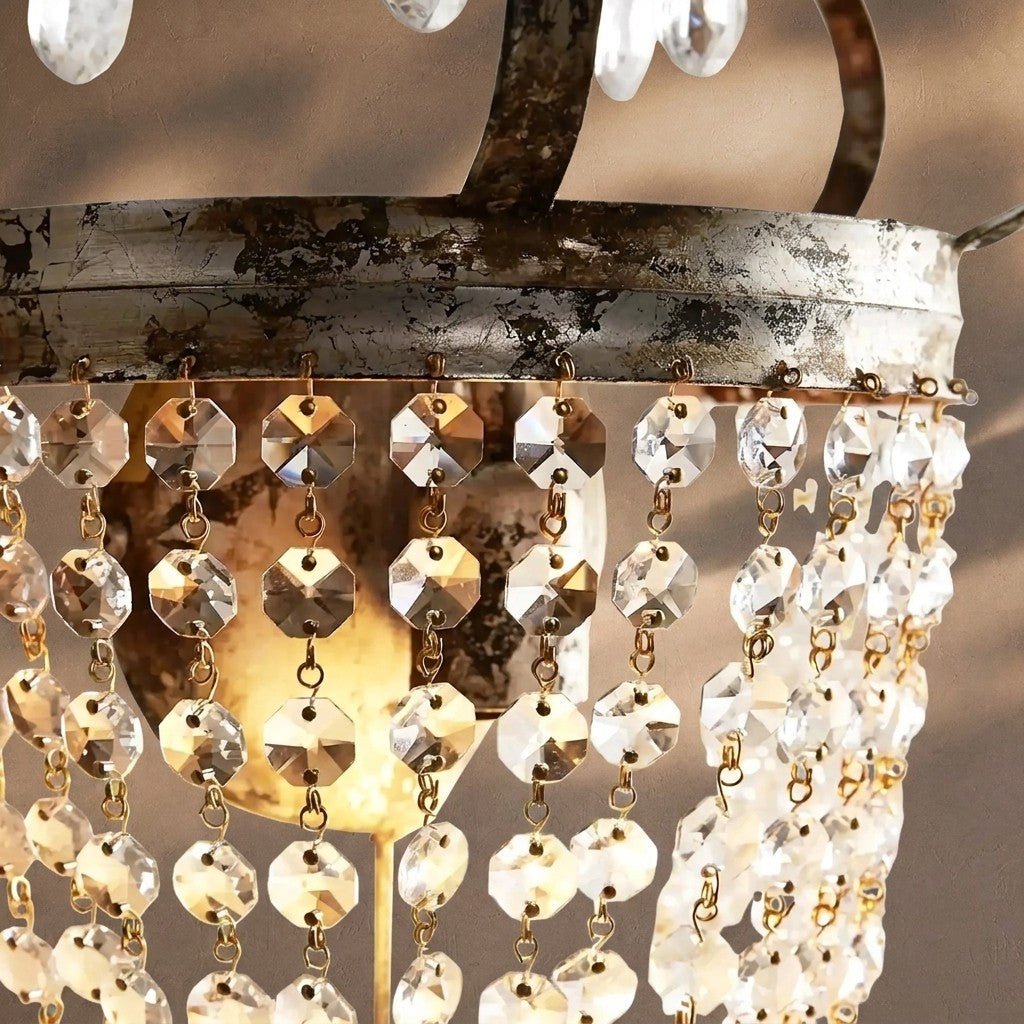 Fotini Iron Wall Sconce in Silver Clay - Blushlighting