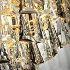 Foyer 3 Layers Extra Large Crystal Chandelier for Living Room Staircase Ceiling Lighting Fixture - D31.5"*H47.2"Blushlighting