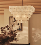 Francis Chandelier - L 27.6″ x W 27.6″ x H 19.3″Gold & WhiteBlushlighting
