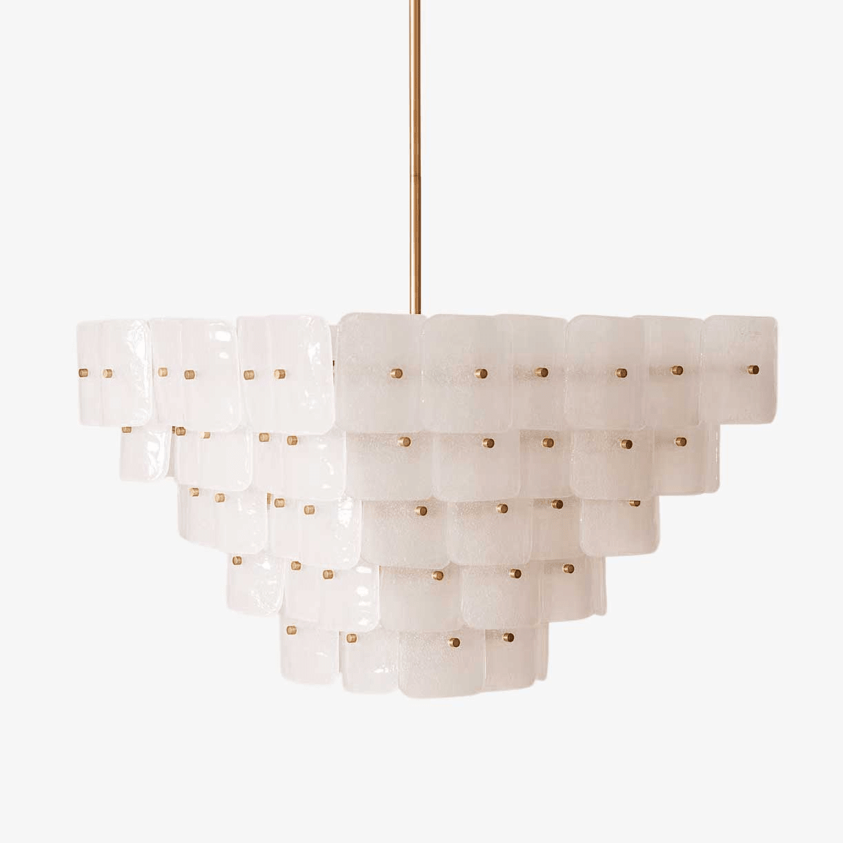Francis Chandelier - L 27.6″ x W 27.6″ x H 19.3″Gold & WhiteBlushlighting