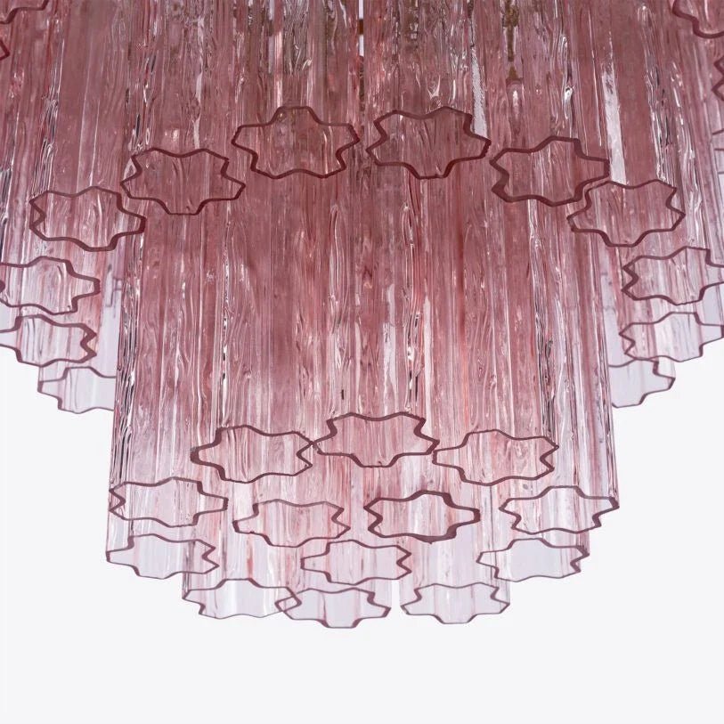 Freccia Treviso Murano Chandelier - PinkBlushlighting