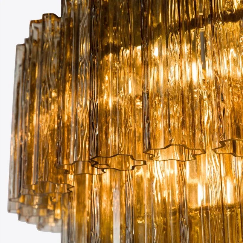 Freccia Treviso Murano Chandelier - Smoked QuartzBlushlighting