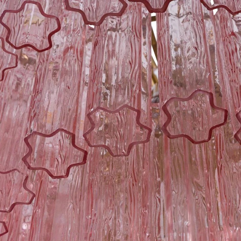 Freccia Treviso Murano Chandelier - PinkBlushlighting