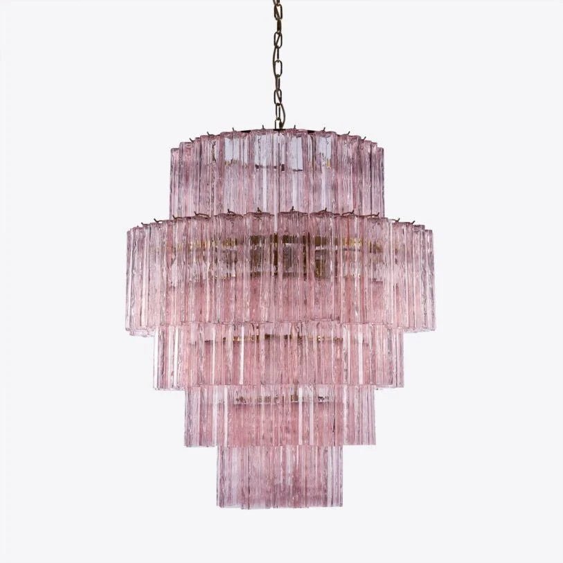 Freccia Treviso Murano Chandelier - PinkBlushlighting