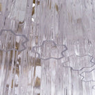 Freccia Treviso Murano Chandelier - ClearBlushlighting