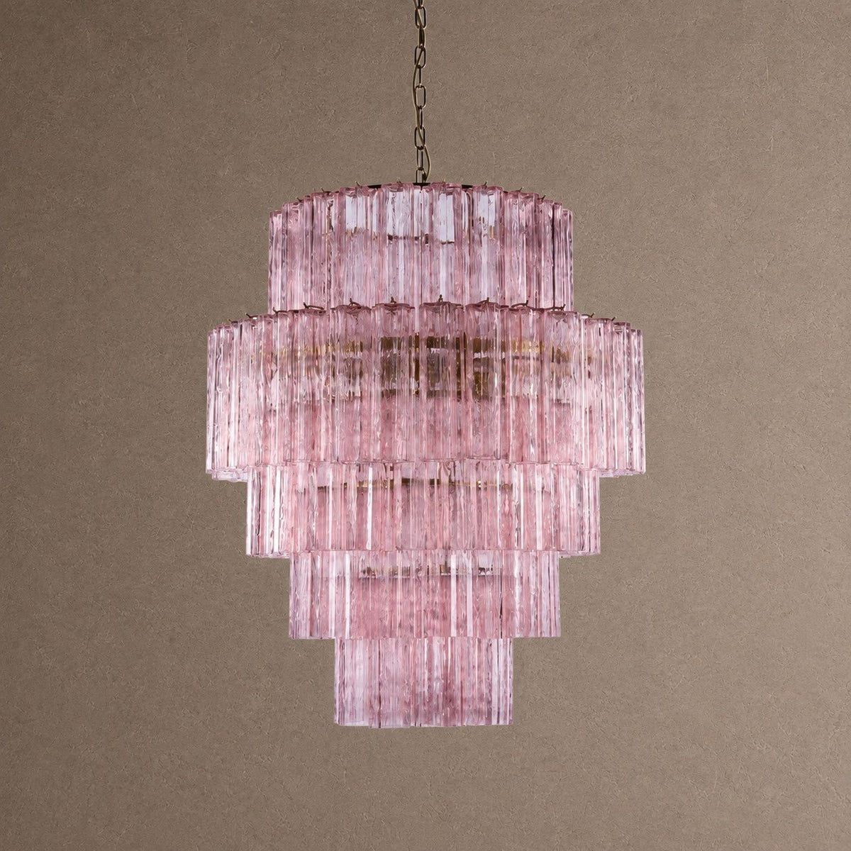 Freccia Treviso Tiered Chandelier - PinkBlushlighting