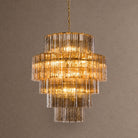 Freccia Treviso Tiered Chandelier - Smoked QuartzBlushlighting